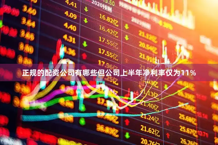 正规的配资公司有哪些但公司上半年净利率仅为11%